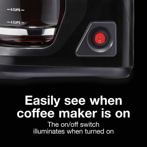 Easily See When Coffee Maker is On