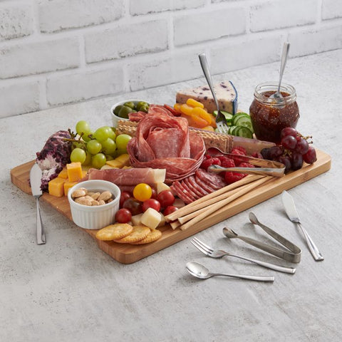 Charcuterie Board with Utensils