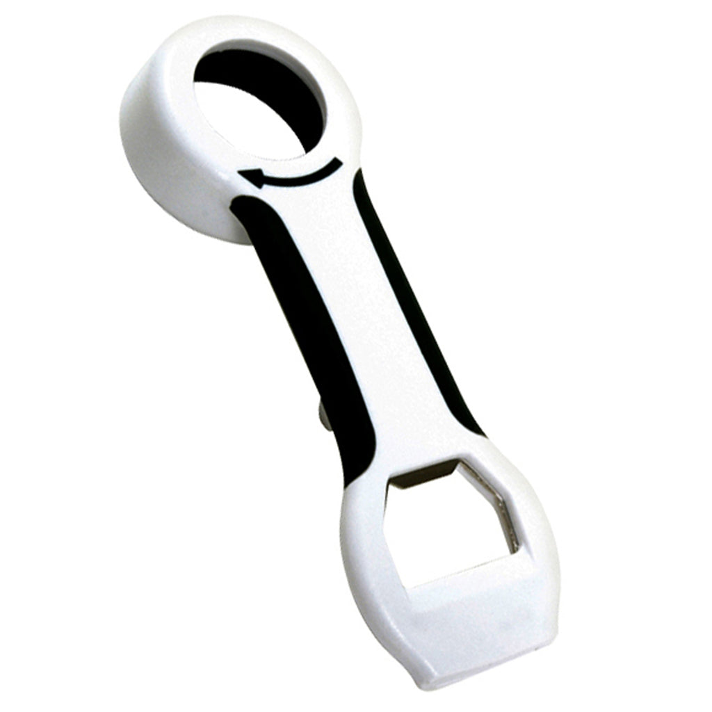 SWING A WAY Can Opener Compact Manual Steel Cushion Grip Kitchen Gadget -  White