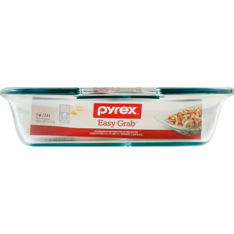 Pyrex Easy Grab 3 Qt. Glass Oblong Baking Dish - Foley Hardware