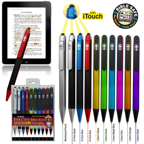 Pens, Front of Packaging, and Tablet