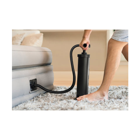 Intex Double Quick III Hand Pump in use with aribed