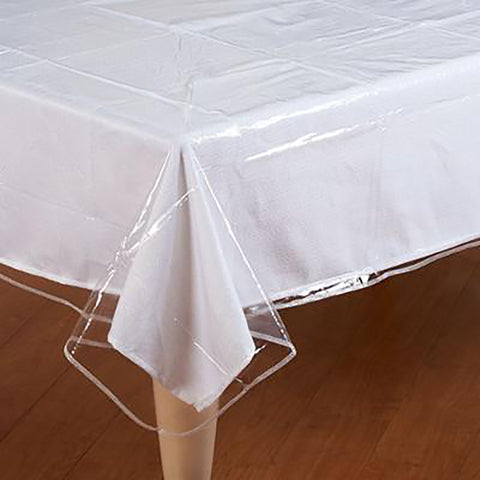Clear Vinyl Table Cloth Protector