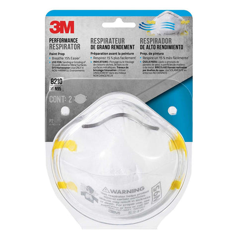 N95 Paint Prep Performance Respirator 8210P2-DC