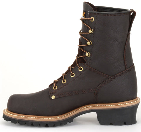 Carolina work boot, side view.