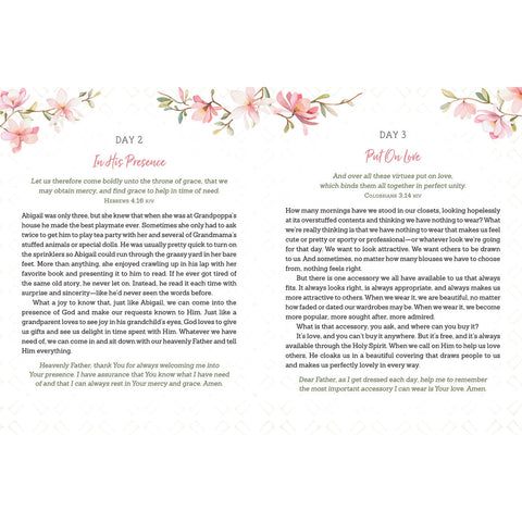 Daily Devotions for a Woman of Faith Inside Sample