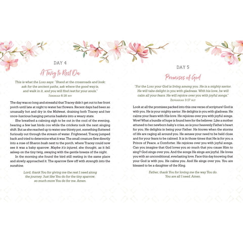 Daily Devotions for a Woman of Faith Inside Sample