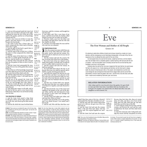 The KJV Cross Reference Study Bible (Turquoise Floral) Inside Sample