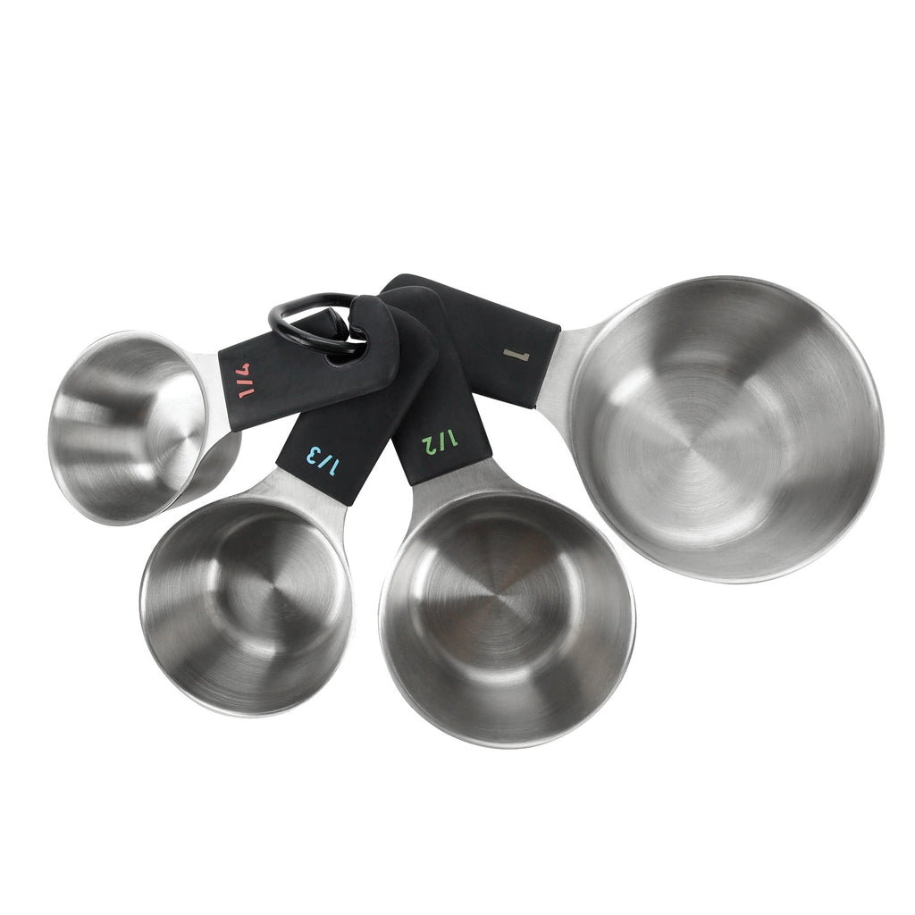 OXO Good Grips 4 PC Stainless Steel Magnetic Measuring Cups Set 11132000  for sale online