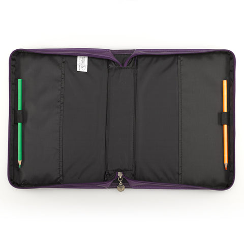 New Creation Purple Faux Leather Bible Cover BBM527