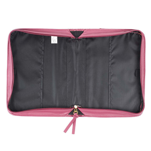 Rose Pink Faux Leather Bible Cover BBM672