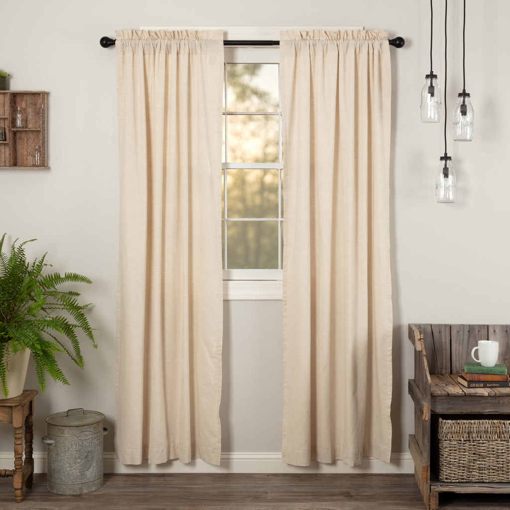 VHC Brands Simple Life Flax Natural Curtains 4563 – Good's Store Online