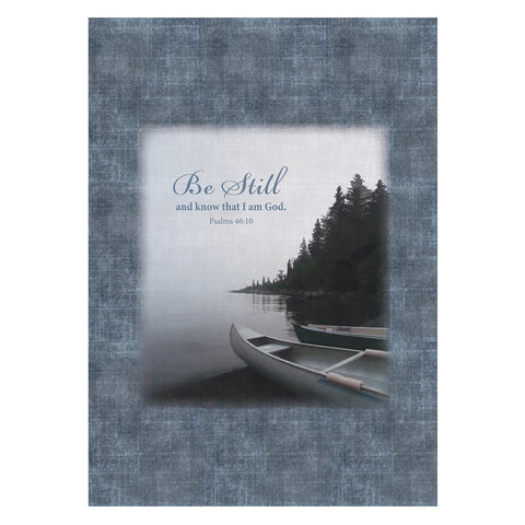 Boats on a Lake Fleece Throw