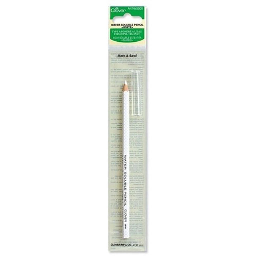 Colonial Needle Water Soluble Chalk Marking Pencils, White/Silver - 4 pack