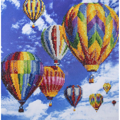Advanced Diamond Art Kit Hot Air Balloons