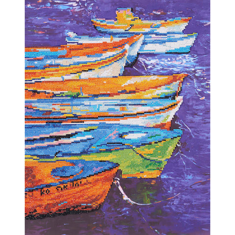 Advanced Diamond Art Kit Boats DMA56829