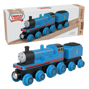 Edward toy train and packaging