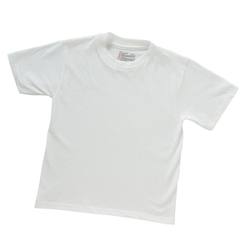 Hanes Boys undershirt white t shirt.