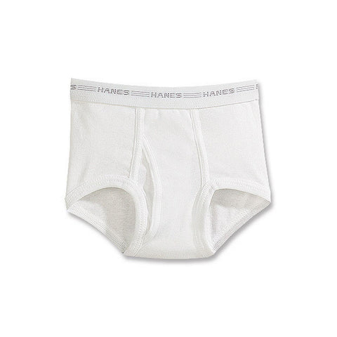 Hanes boys white briefs.