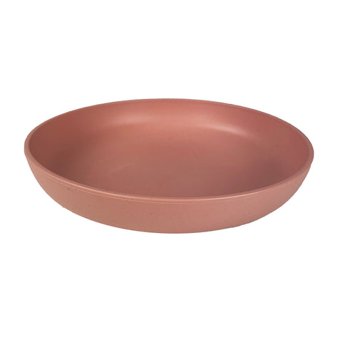 Coral Soup Plate side view