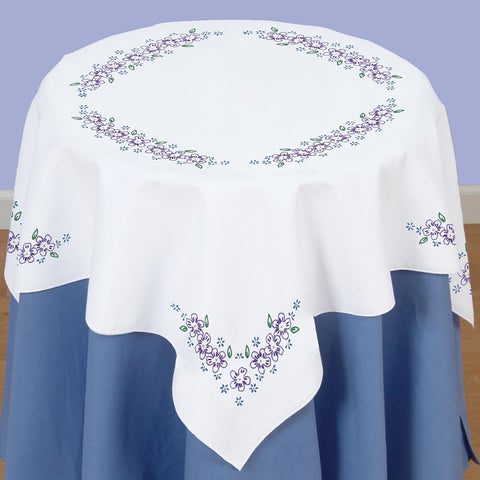 Lavender Flowers Table Topper