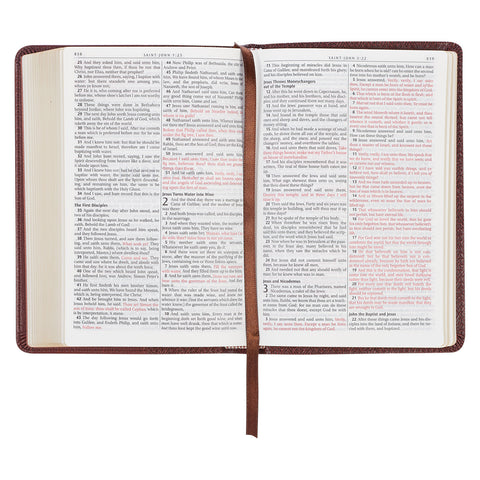 sample Scripture pages from the book of John