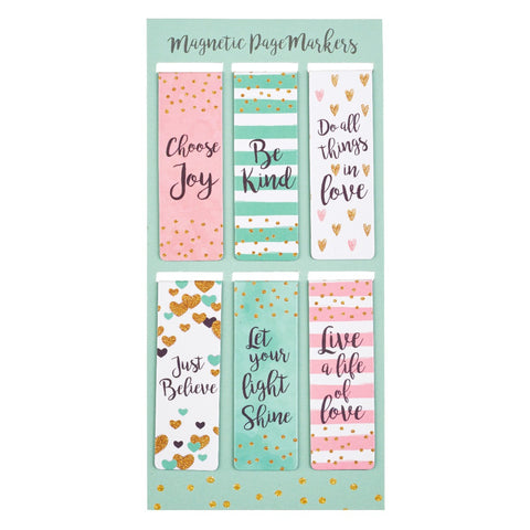 Sparkle Magnetic Bookmarks Set MGB048