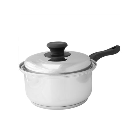 Medium Saucepan, Lindy's stainless steel cookware.