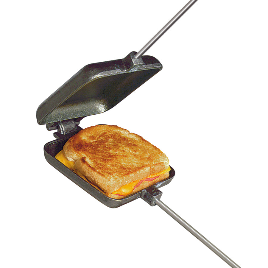 Mini Sandwich Maker,Pie Maker, Hot Dog Toaster With Detachable Handles  Campfire Cooking Equipment Pie Irons for Camping Cast Iron Mountain Pie  Maker