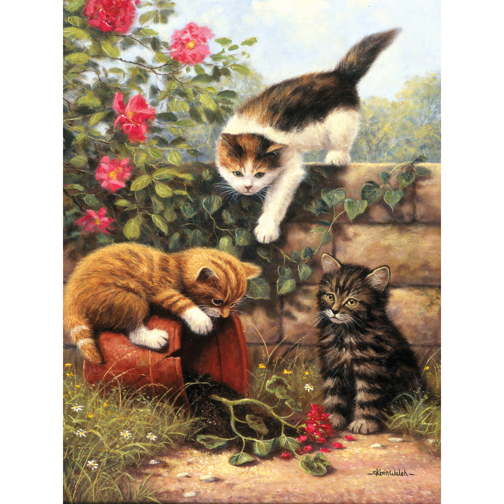 IEFSCAY Adult Diamond Painting Kits - Cat in Flower Cup Diamond Painting,  Digital Oil Painting Round Rhinestone Crafts Canvas,16x16inch Bathroom  Decor
