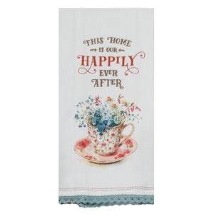 Kay Dee Cottage Core Happily Ever After Tea Towel R7067