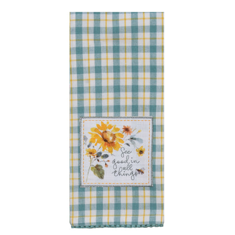 Kay Dee Sunflowers Forever Tea Towel R7237
