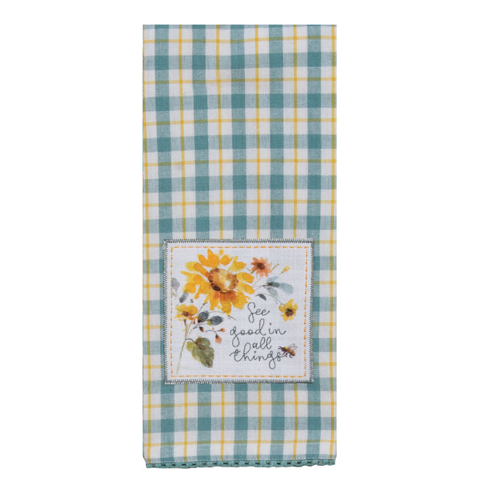 Kay Dee Sunflowers Forever Tea Towel R7237