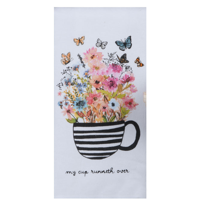 Kay Dee Wrapped In Grace Cup Runneth Over Dual Purpose Terry Towel R7262