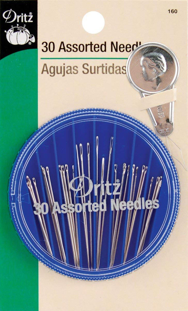  Dritz 156 Hand Needle Compact for Quilting, Assorted Sizes  (30-Count) : Arts, Crafts & Sewing