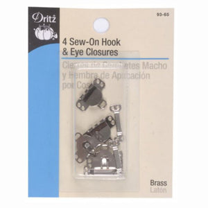 Dritz Pant and Skirt Hook and Eye Closures S-93-65