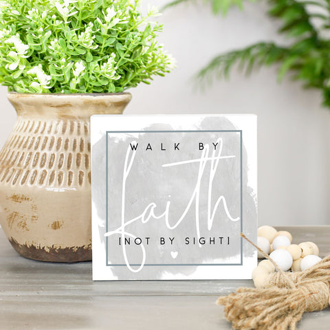 Sign Sitting on Tabletop
