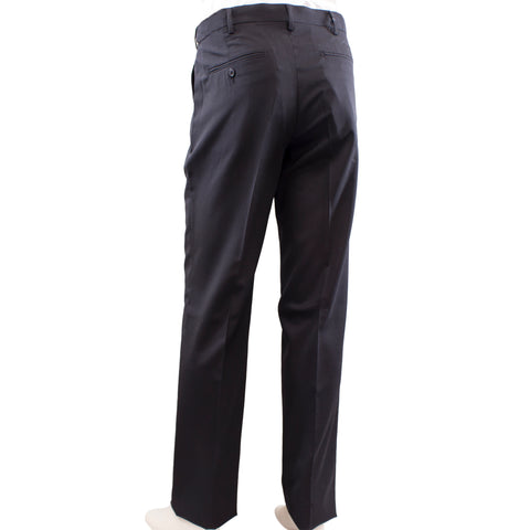 Back of wool blend dress pants