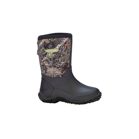 Dryshod Kids Tuffy Boot in camo, side view