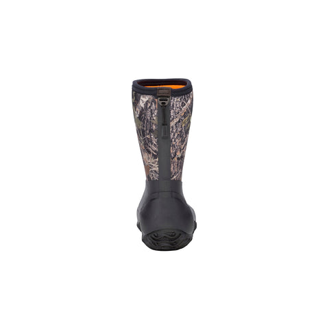 Dryshod Kids Tuffy Boot in camo, heel view