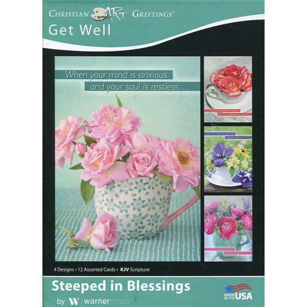 Christian Art Greetings Steeped in Blessings Get Well Boxed Cards WPG3253 –  Good's Store Online