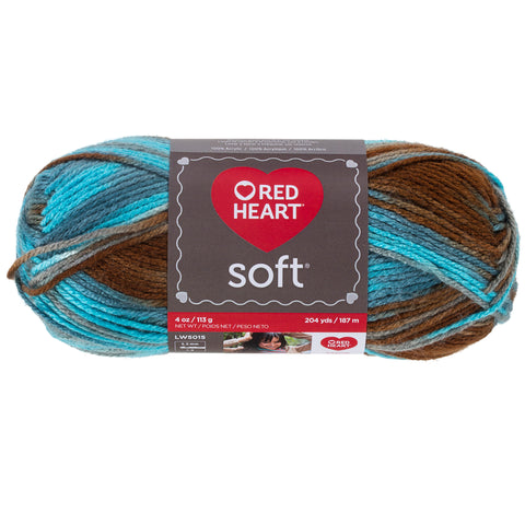 Waterscape Red Heart yarn.