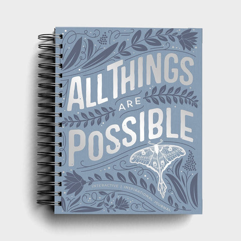 All Things Are Possible Interactive Inspirational Journal J7486