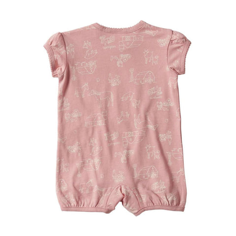 Baby Girl Scribble Farm Romper CM9692