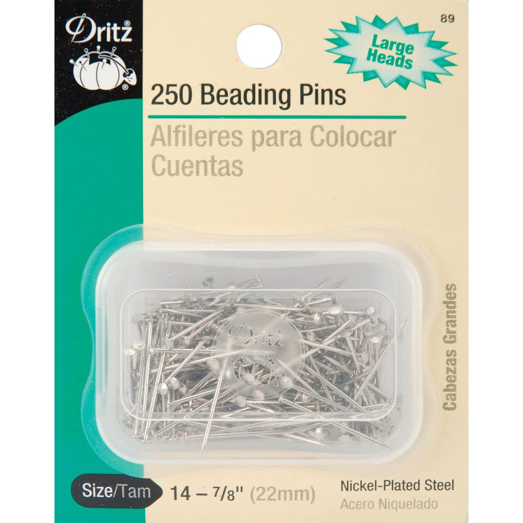 Dritz, 1-1/2, 200 Count, Nickel-Plated Steel Safety Pins, Size 2