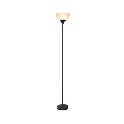 Black floor lamp