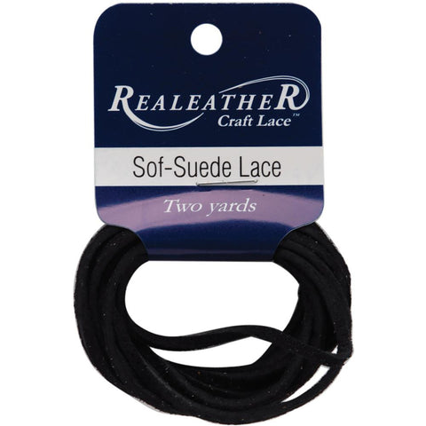 Black leather lace