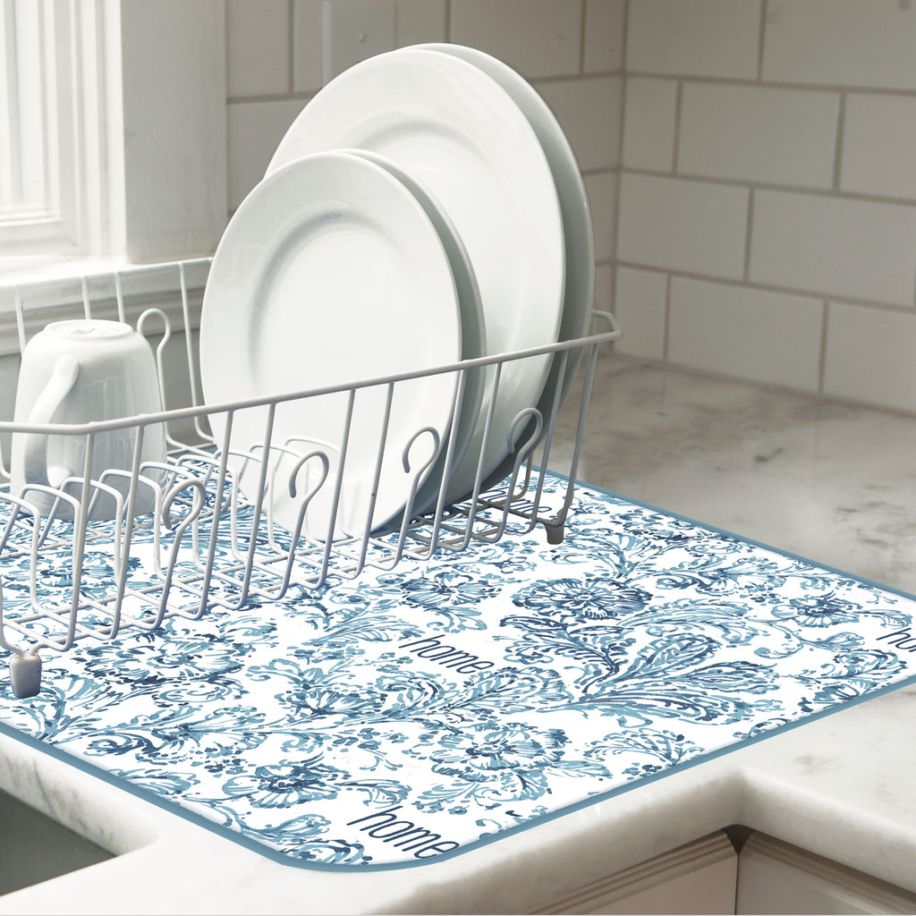 White outlet dish mat