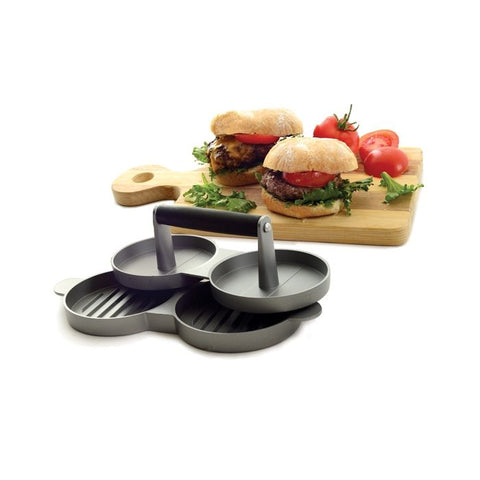 Handmade burgers with press