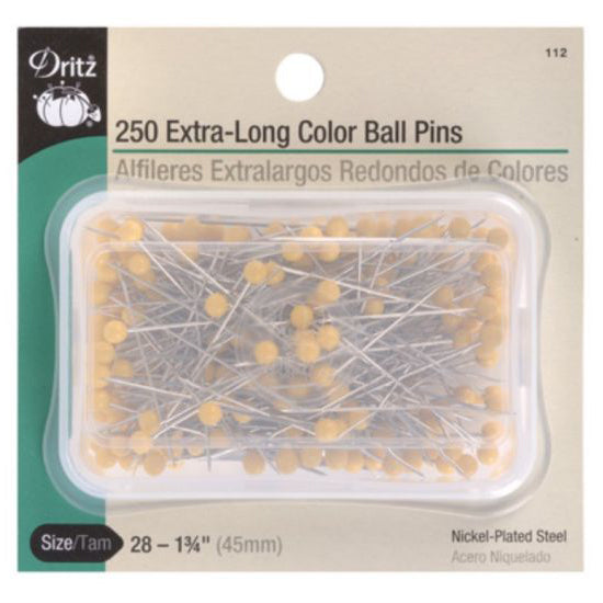 Dritz Extra Long Colored Ball Head Pins S 112 Goods Store Online